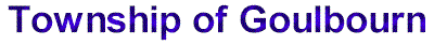 Township of Goulbourn (3830 bytes)