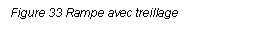 Text Box: Figure 33 Rampe avec treillage