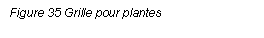 Text Box: Figure 35 Grille pour plantes