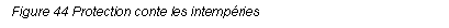 Text Box: Figure 44 Protection conte les intempries