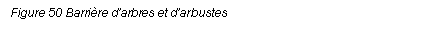 Text Box: Figure 50 Barrire darbres et darbustes