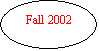 Oval: Fall 2002