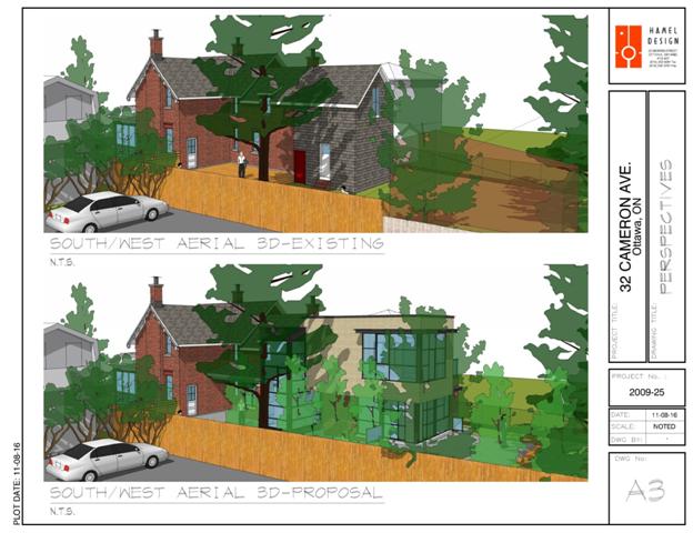 Perspective Views from S.W.-Existing & Proposed.JPG