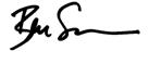 Ben's signature