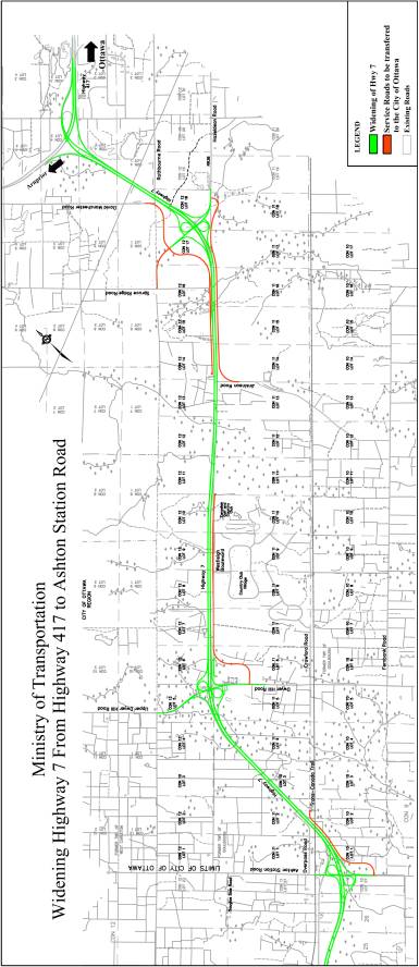 HIGHWAY 17 WIDENING - OWNERSHIP TRANSFER OF ACCESS ROADS